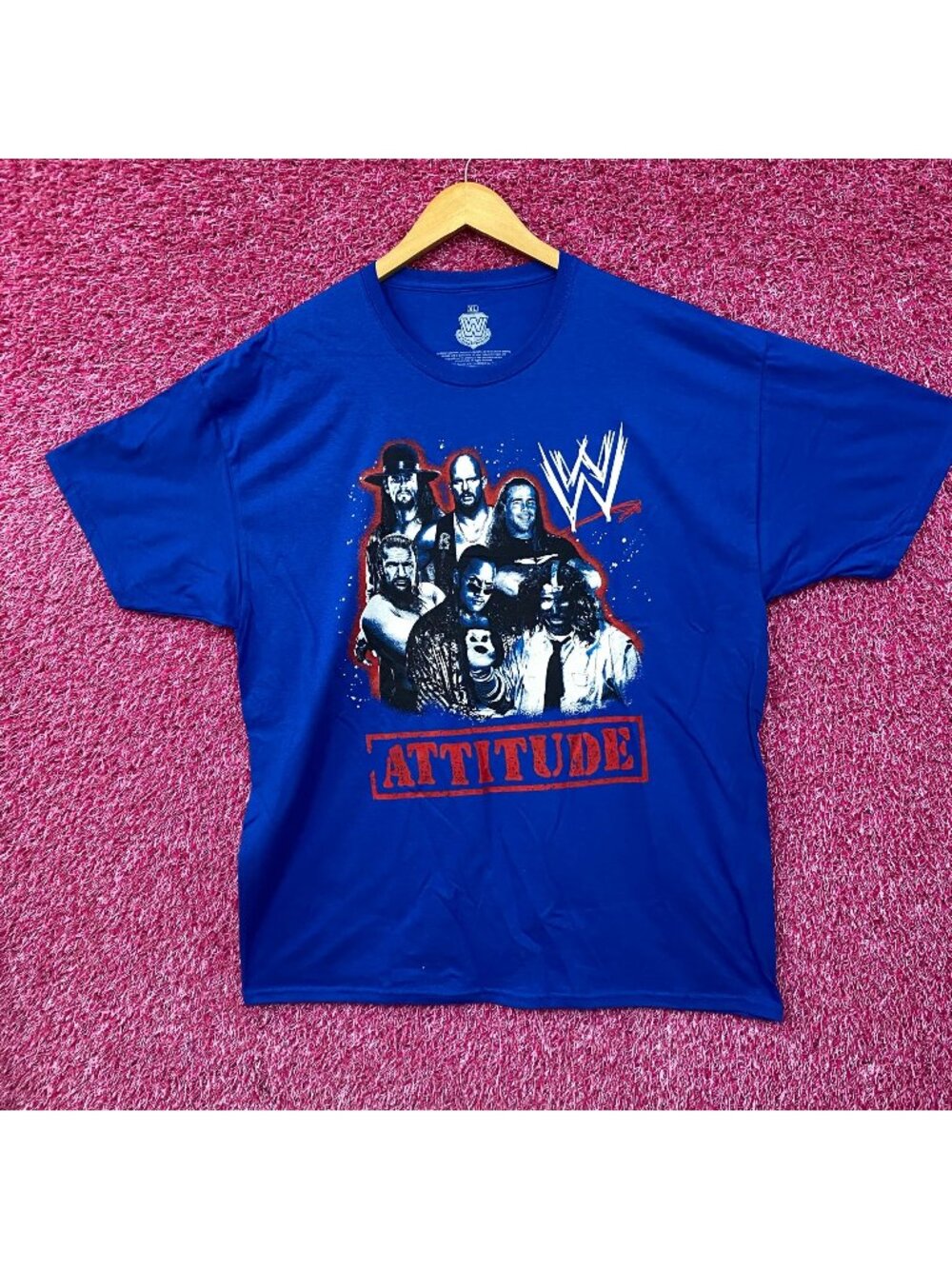 WWE Attitude Era Graphic Design T-shirt XL